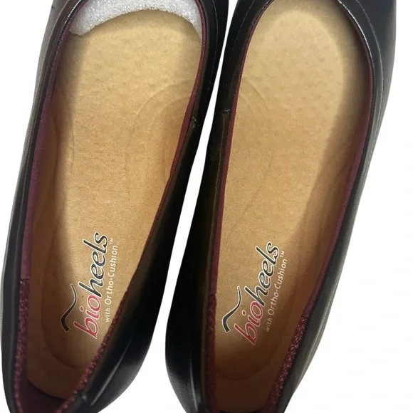 Orthofeet Bioheels Lilly black heels 2 inch comfortable size 9.5 wide - Picture 5 of 11